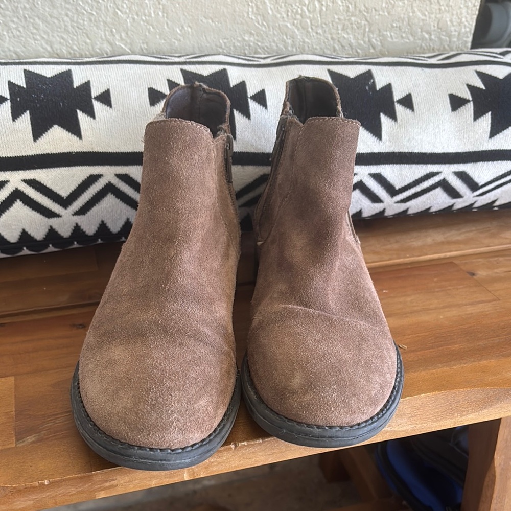 Brown Suede Ankle Boots